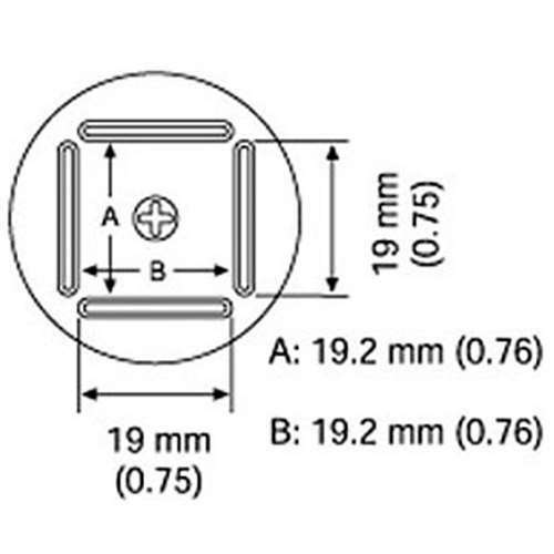 Hakko A1127B, QFP Nozzle for FR-801, FR-802, FR-803; 19.2 x 19.2mm