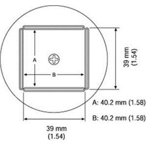 Hakko A1264B, QFP Nozzle for FR-801, FR-802, FR-803; 40.4 x 40.4mm