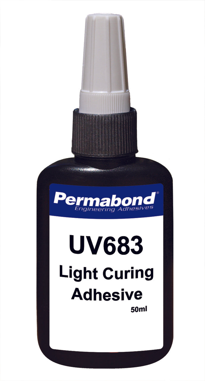 Permabond UV006830050B0101, UV683 UV-Curable Adhesive, 50ml Bottle, Case of 10