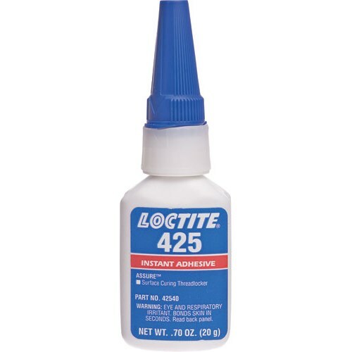 Loctite 425 Threadlocker Adhesive Assure Plastic Fastnr Blue 20Gram