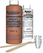 MG Chemicals 832B-3L, Black Epoxy, Encapsulating and Potting Compound, 2.55L 3 Can Kit, Case of 1 Kit