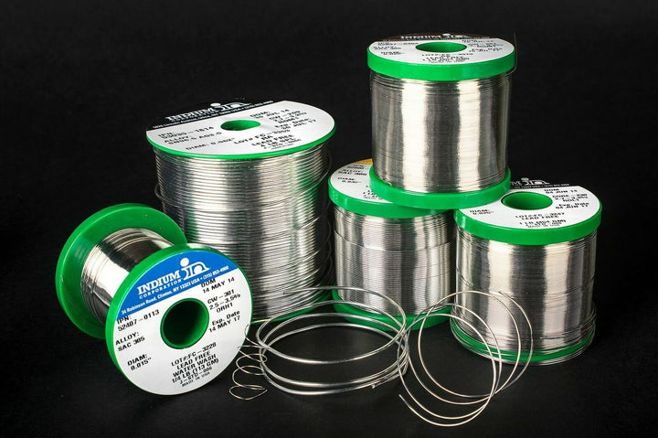 Indium Solid Core Wire Solder 51075-2268 Leaded 63/37 | 5lb Spool | MOQ: 2