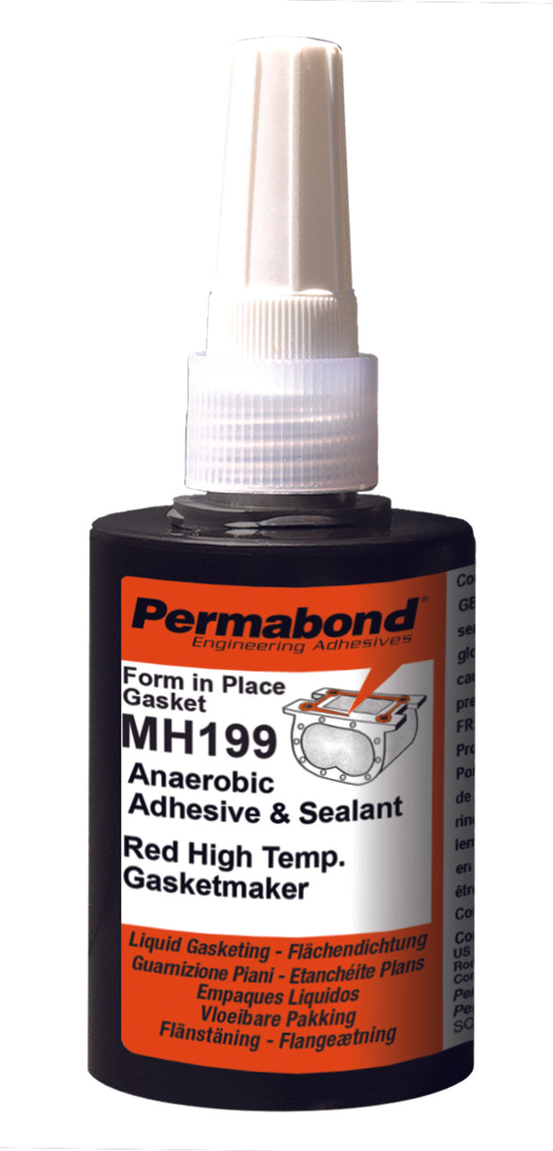 Permabond AA001990075A0101, MH199 Anaerobic Gasketmaker, 75mL Accordion Bottle, Case of 10