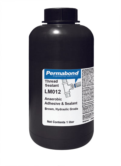 Permabond AA000120001L0101, LM012 Anaerobic Threadsealant, 1 Liter Bottle, Case of 10