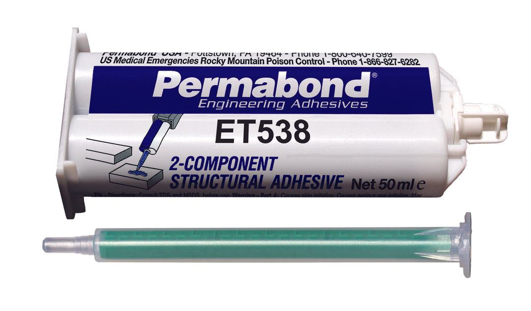 Permabond ET00538K050S0101, ET538 2 Part Epoxy, 50mL Kit, Case of 25 