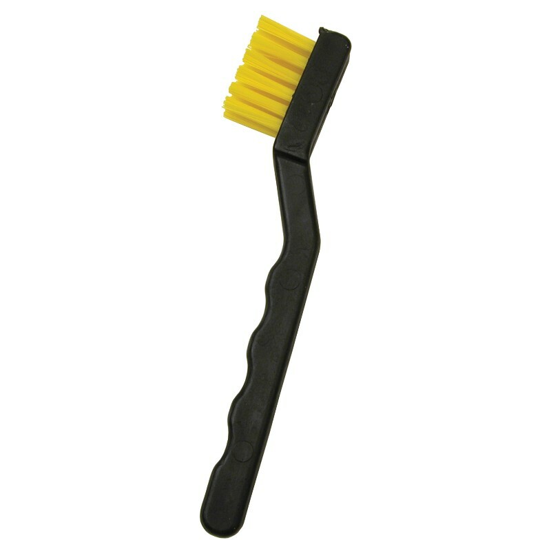 Menda  35688, Esd Brush, Dissipative, Yellow  Nylon, Hard Bristles, 6 inch