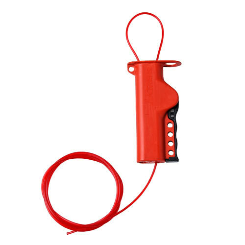 Brady 50941, All Purpose Cable Lockout Device with 8 ft Nylon Cable Red