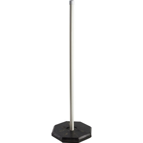 Brady 103567, Recycled Rubber Sign Post System, 5' H, Black/Natural