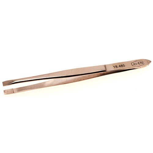 Aven Tools 18485, Mini Blunt Tweezers with Flat Tips 3-1-2In