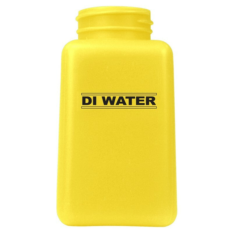 Menda  35515, Bottle Only, Durastatic, Yellow, 6 Oz, Printed ''Di Water''