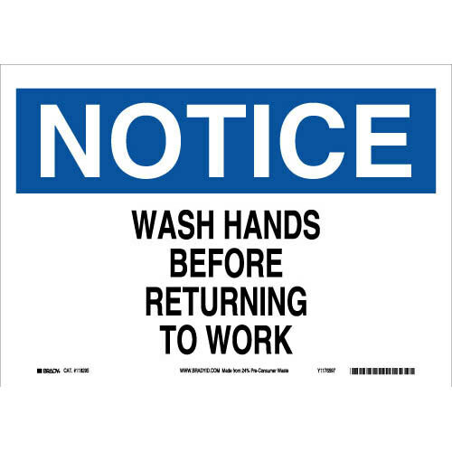 118295 Eco-Friendly Notice Sign