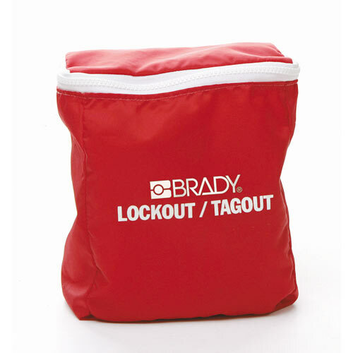 Brady 50979, Large Lockout Pouch with Plastic Zipper