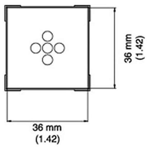 Hakko A1476, BGA Nozzle for FR-802, FR-803; 36 x 36 x 15(H)mm