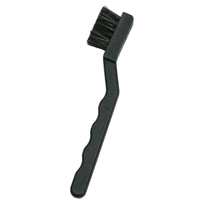 Menda  35691, Esd Brush, Conductive, Long Handle, Black  Firm Bristles, 1-3-16 In