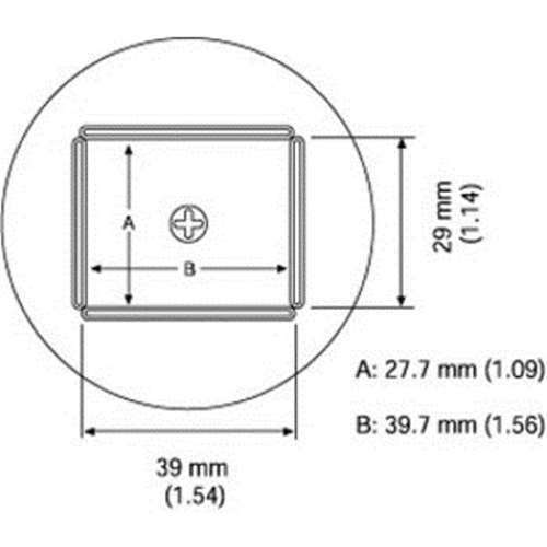 Hakko A1263B, QFP Nozzle for FR-801, FR-802, FR-803; 27.9 x 39.9mm