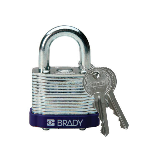 104920 Purple Brady Steel Padlock