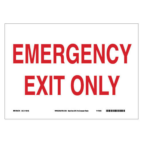 118145 Eco-Friendly Exit Sign