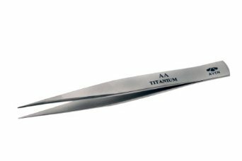 Aven Tools 18013TT Tweezers Titanium, Style AA
