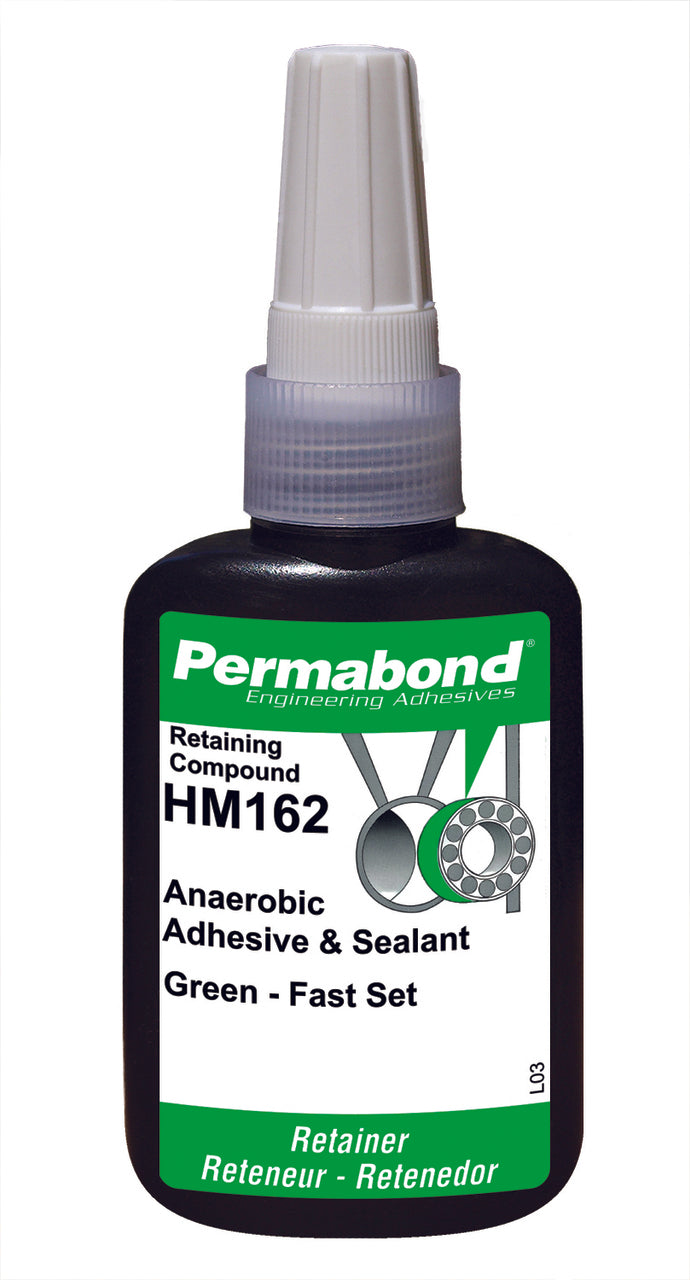 Permabond AA001620050B0101, HM162 Anaerobic Retainer, 50mL Bottle, Case of 10