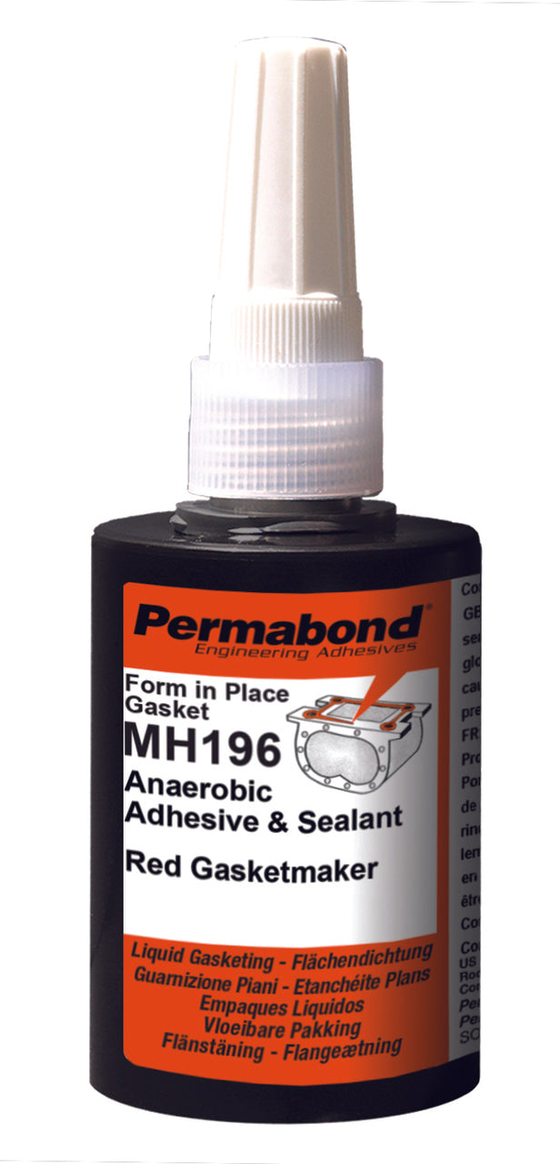 Permabond AA001960075A0101, MH196 Anaerobic Gasketmaker, 75mL Accordion Bottle, Case of 10