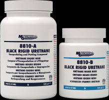 MG Chemicals 8810-375ML, Black Rigid Urethane, 375ml 2 Bottle Kit, Case of 1 Kit