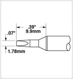 Metcal STTC-137, Soldering Cartridge, Chisel