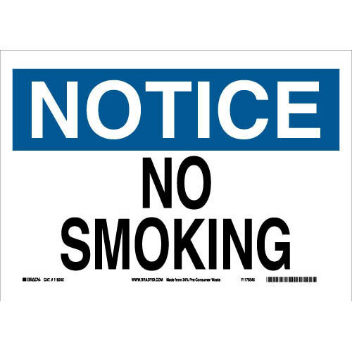 118245 Eco-Friendly Notice Sign