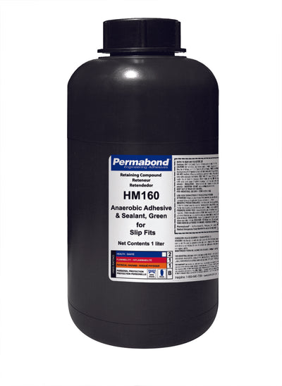 Permabond AA001600001L0101, HM160 Anaerobic Retaining Compound, 1 Liter Bottle, Case of 10