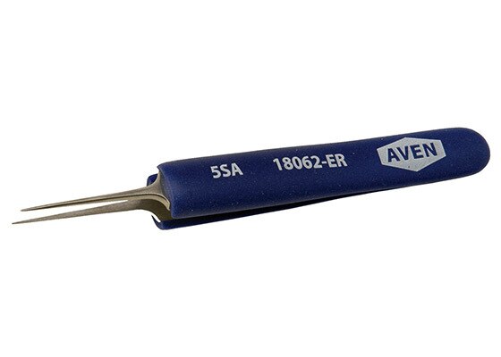 Aven Tools 18062-ER, Comfort Grip Tweezers 5-SA