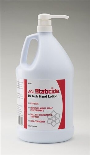 ACL Staticide 7002 Hi Tech Hand Lotion, 1-gallon container (pump top)