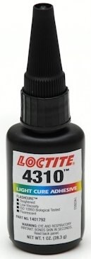 Loctite 4310 Flashcure 1Oz, P-N 1401792, Light Cure Instant Adhesive, Toughened