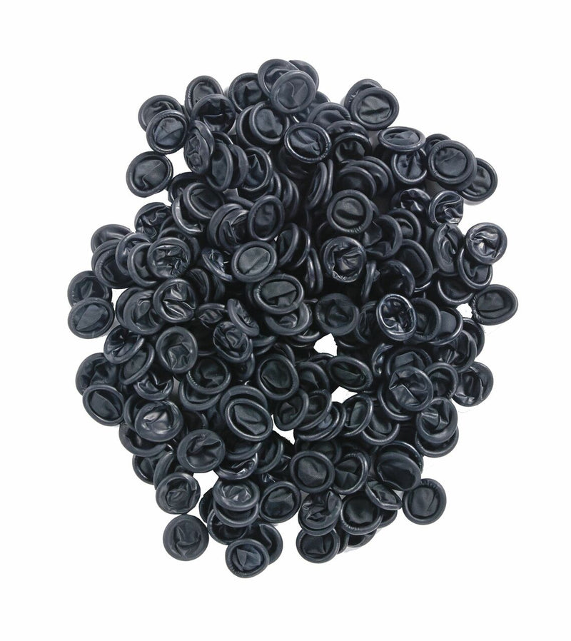 Black Static-Dissipative Powder Free Latex Finger Cots, Medium, 720 Pcs Per Pk. 4 Pks-Case