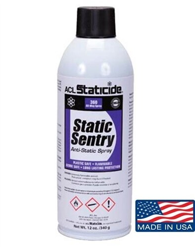 ACL Staticide 2006 Static Sentry Anti-Static Spray, 12oz
