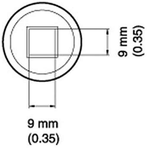 Hakko A1470, BGA Nozzle for 852 SMD; 9 x 9 x 12.4mm