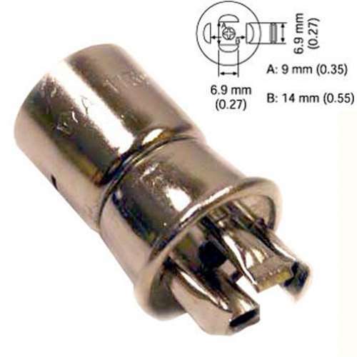 Hakko A1139B, PLCC 18 Nozzle for FR-801, FR-802, FR-803; 9 x 14mm