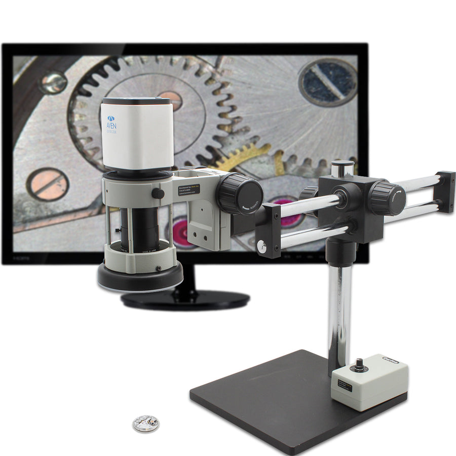 Aven Tools 258-209-534, Digital Microscope Mighty Cam Pro 7x-70x, Double Arm Boom Stand
