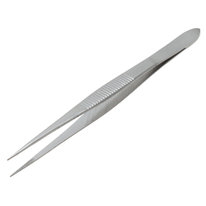 Aven Tools 18439, Splinter Forceps Straight Serrated, 4.5 in