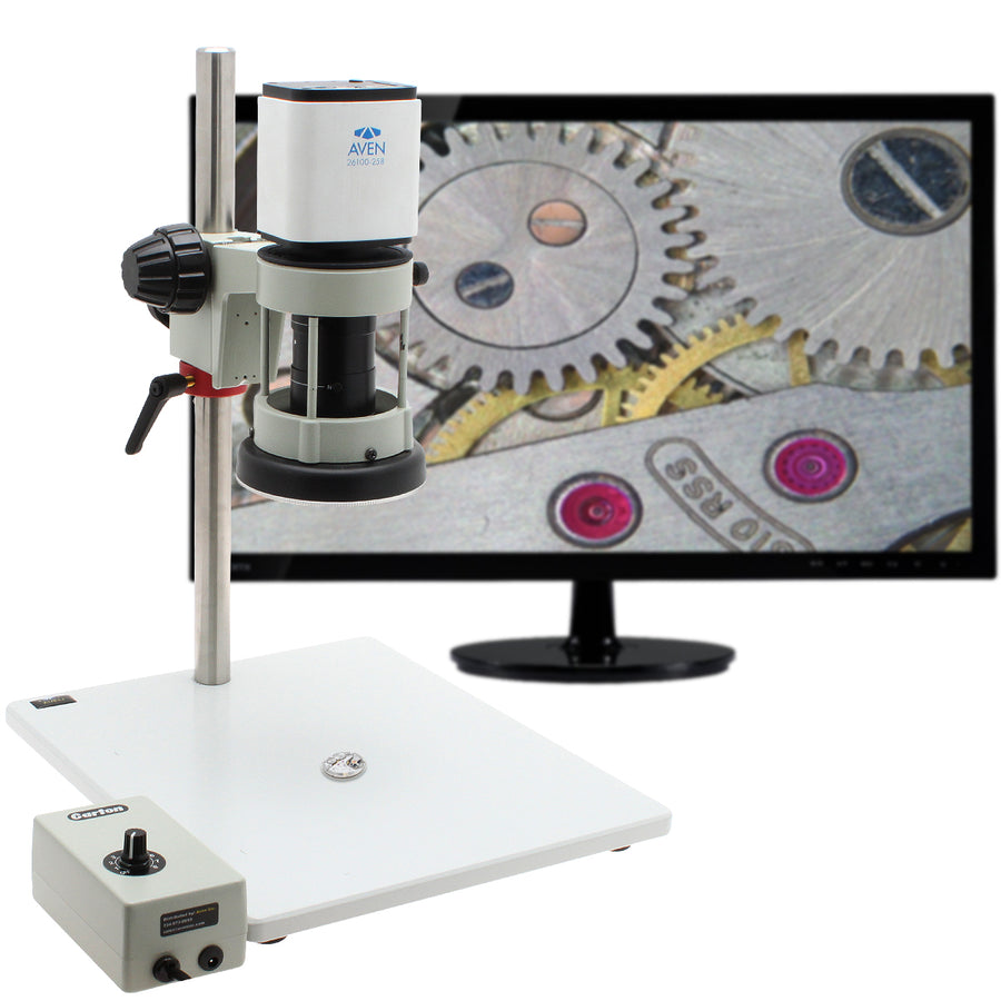 Aven Tools 258-207-570, Digital Microscope Mighty Cam Pro 7x-70x Macro Lens with Stand