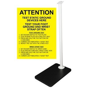 SCS 770032, Foot Plate And Stand, For Combo Tester MTESolutions