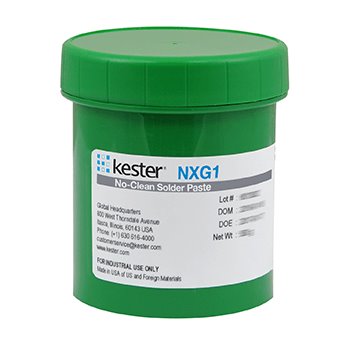 Kester 7032130810, NXG1 Solder Paste, No Clean, Lead Free, 500g